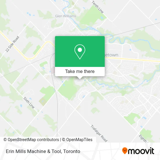 Erin Mills Machine & Tool map