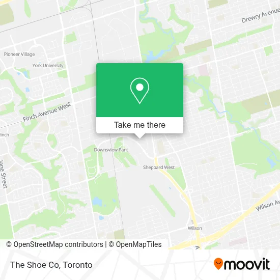 The Shoe Co map
