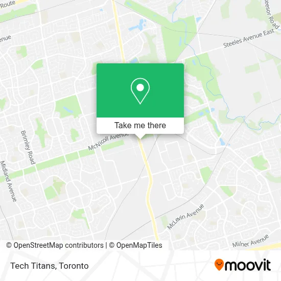 Tech Titans map
