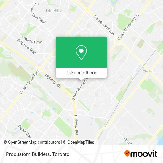 Procustom Builders map