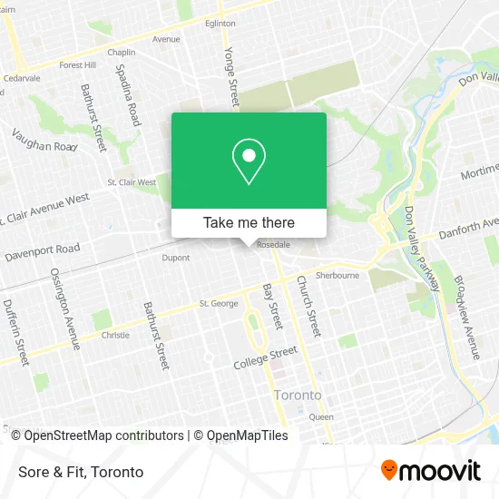 Sore & Fit map