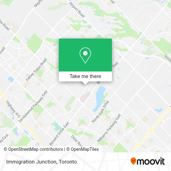 Immigration Junction map
