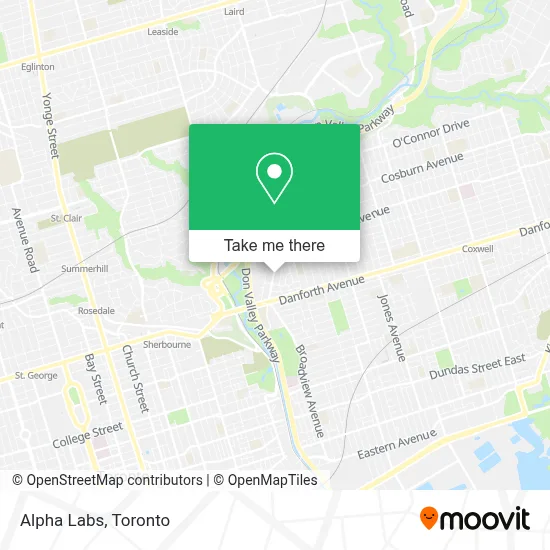 Alpha Labs map