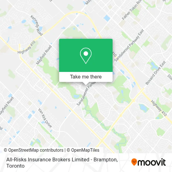 All-Risks Insurance Brokers Limited - Brampton map
