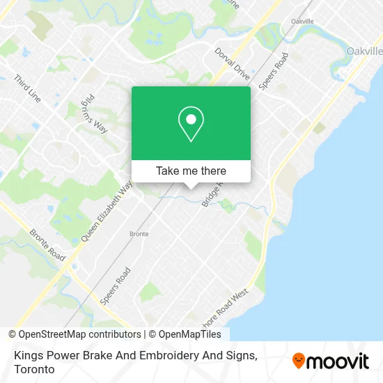 Kings Power Brake And Embroidery And Signs map