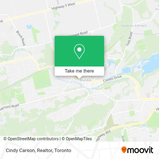 Cindy Carson, Realtor map