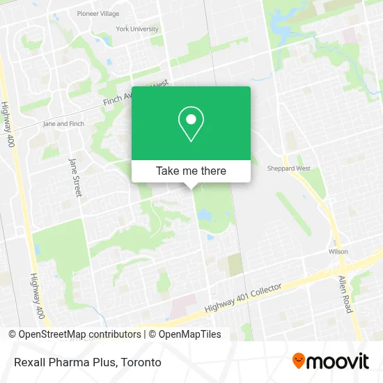 Rexall Pharma Plus map