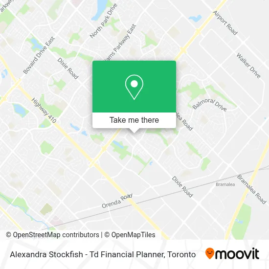 Alexandra Stockfish - Td Financial Planner map