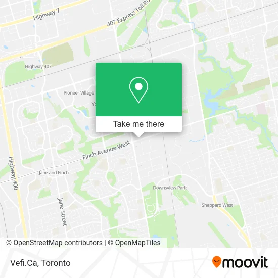 Vefi.Ca map