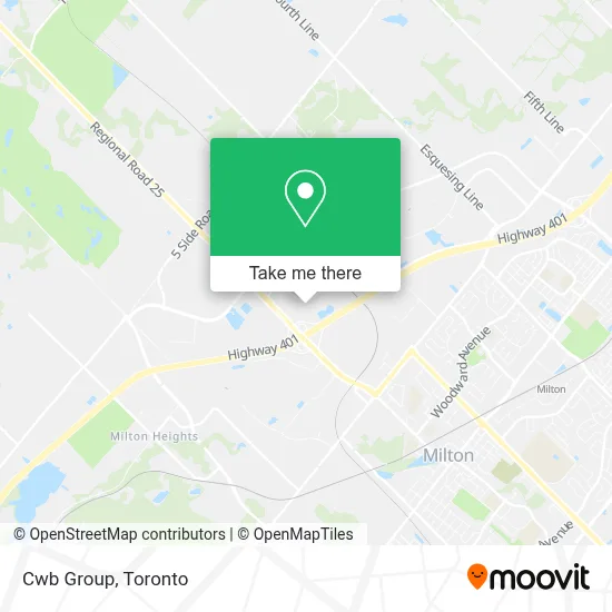 Cwb Group map