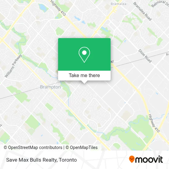 Save Max Bulls Realty map