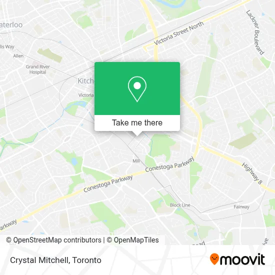 Crystal Mitchell map