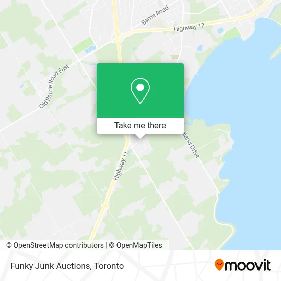 Funky Junk Auctions map