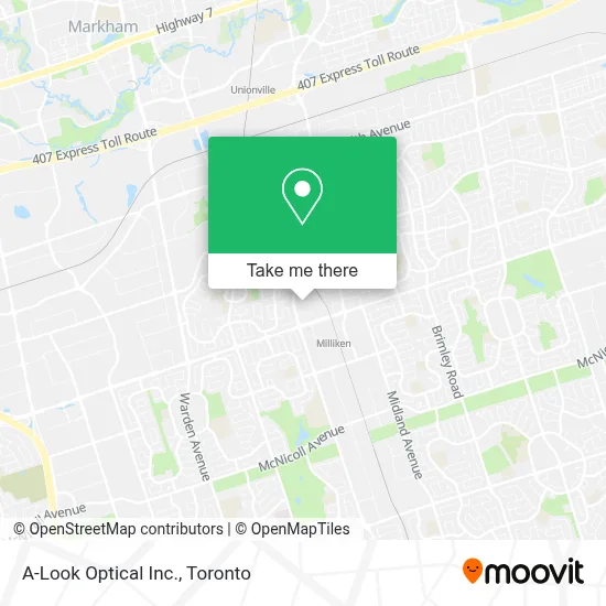 A-Look Optical Inc. map