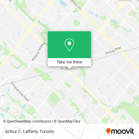 Arthur C. Lafferty map