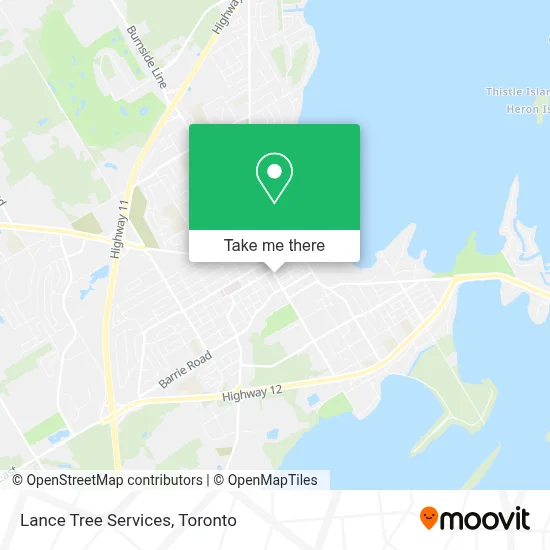 Lance Tree Services map