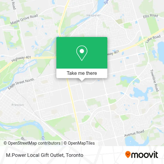 M.Power Local Gift Outlet map