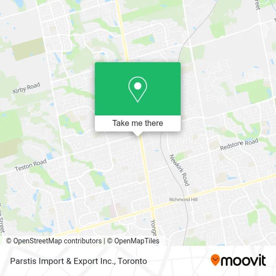 Parstis Import & Export Inc. map
