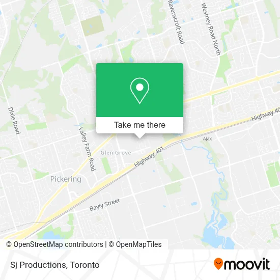 Sj Productions map