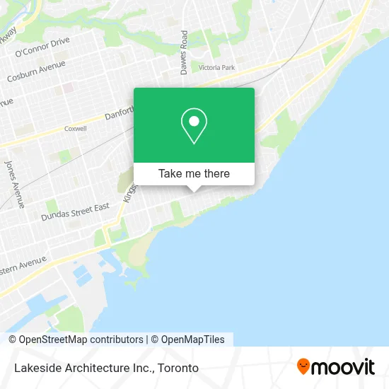Lakeside Architecture Inc. map
