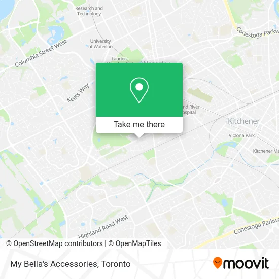 My Bella's  Accessories map