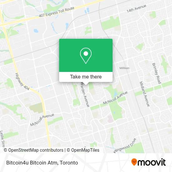 Bitcoin4u Bitcoin Atm map
