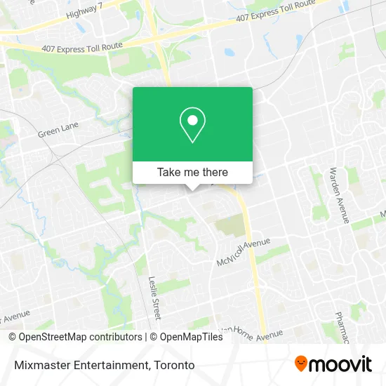 Mixmaster Entertainment map