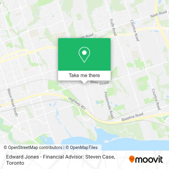 Edward Jones - Financial Advisor: Steven Case map