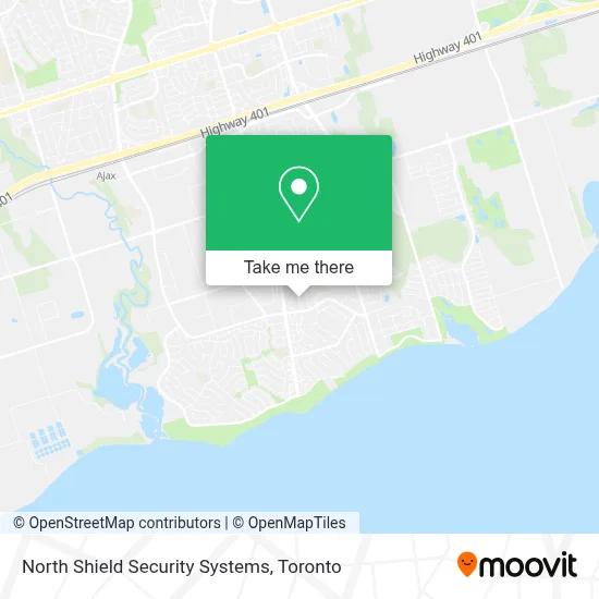 North Shield Security Systems map