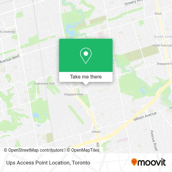 Ups Access Point Location plan