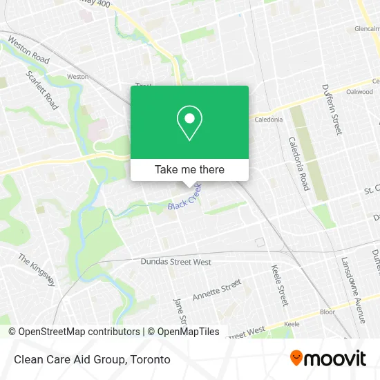 Clean Care Aid Group map