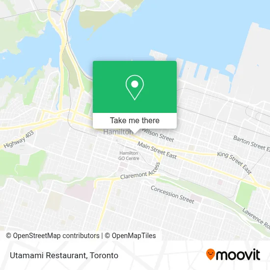 Utamami Restaurant map