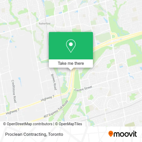 Proclean Contracting map