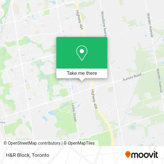 H&R Block map