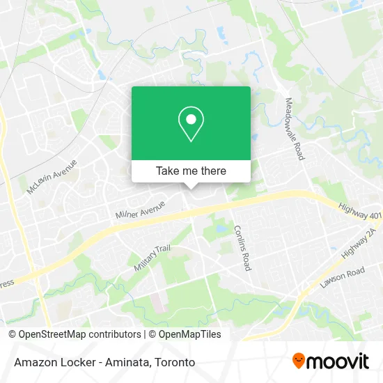 Amazon Locker - Aminata map