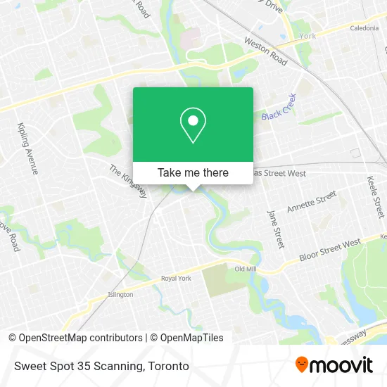 Sweet Spot 35 Scanning map