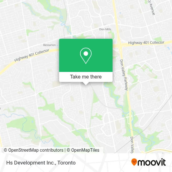 Hs Development Inc. map