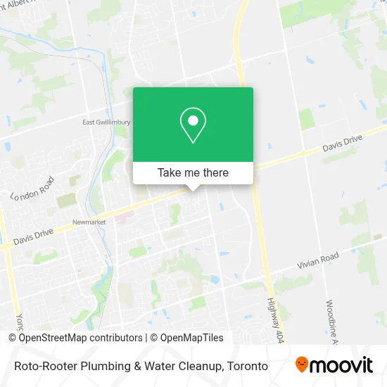 Roto-Rooter Plumbing & Water Cleanup map
