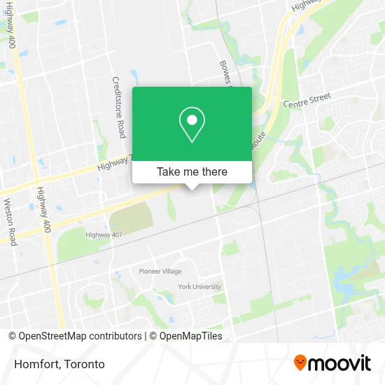 Homfort map
