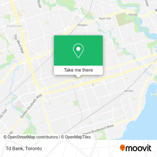 Td Bank map