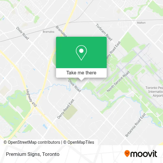 Premium Signs map