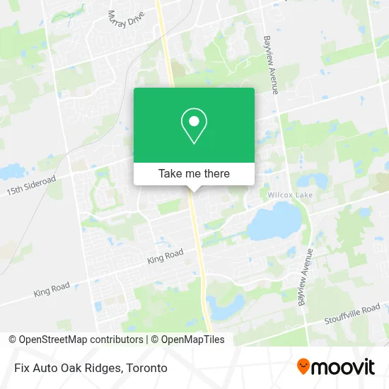 Fix Auto Oak Ridges map