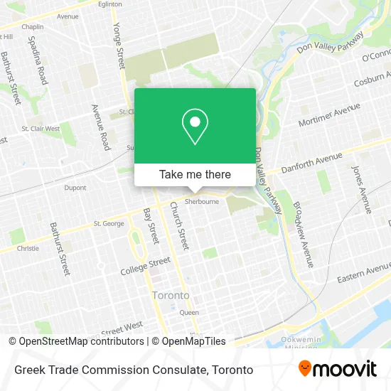 Greek Trade Commission Consulate map