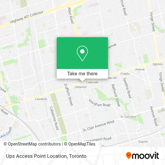Ups Access Point Location plan