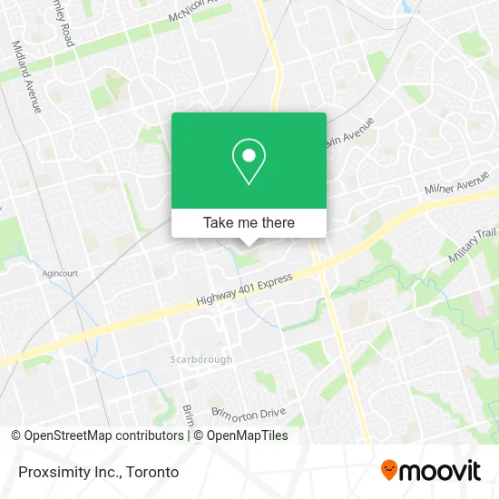 Proxsimity Inc. map