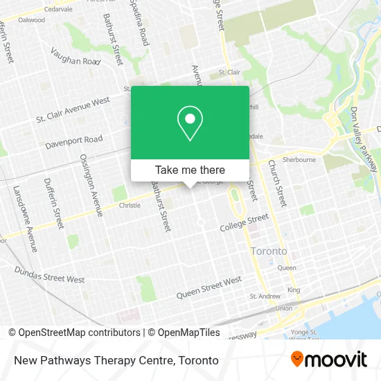 New Pathways Therapy Centre map