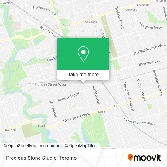 Precious Stone Studio map