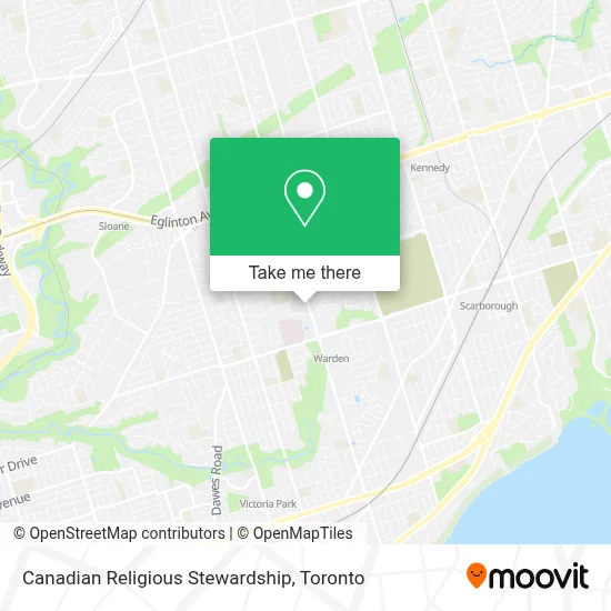 Canadian Religious Stewardship map