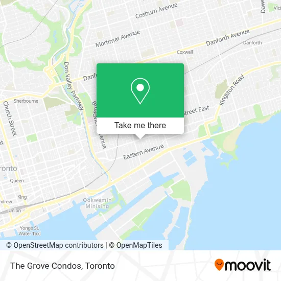 The Grove Condos map