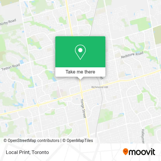 Local Print map